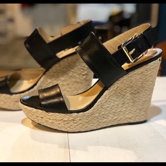 COPY - NWT Micheal Kors “Posey Espadrille wedge Sandal” - Picture 2 of 8